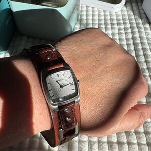 Fossil Brown Leather Women's Watch